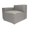 Flash Furniture Bridgetown Luxury Modular Sectional Sofa, Left Side with Arm Rest, Gray IS-IT2231-LC-GRY-GG - alternate 2